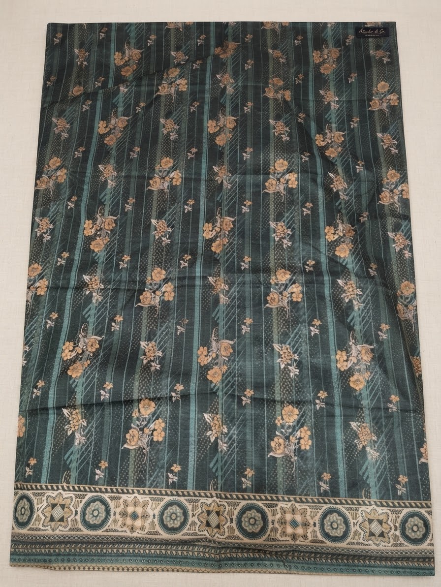Sale printed khaddar fabric dupatta hz textile