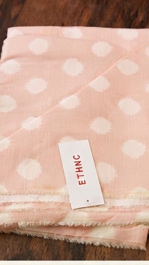 Ethnic printed viscose raw silk shirt fabric