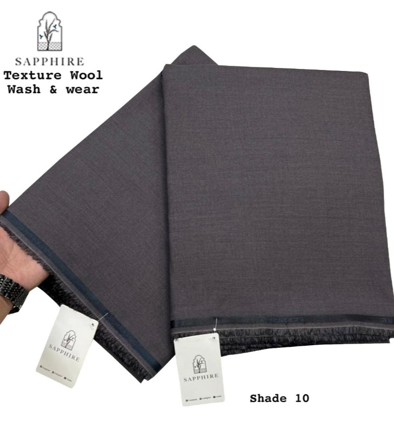 Sapphire gents winter texture wool wash n wear complete suit (10)