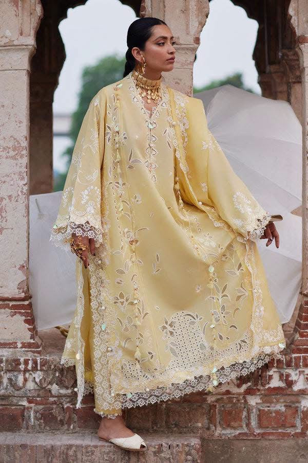 Elan luxury embroided lawn 3pc