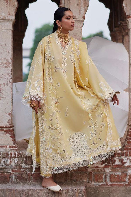 Elan luxury embroided lawn 3pc