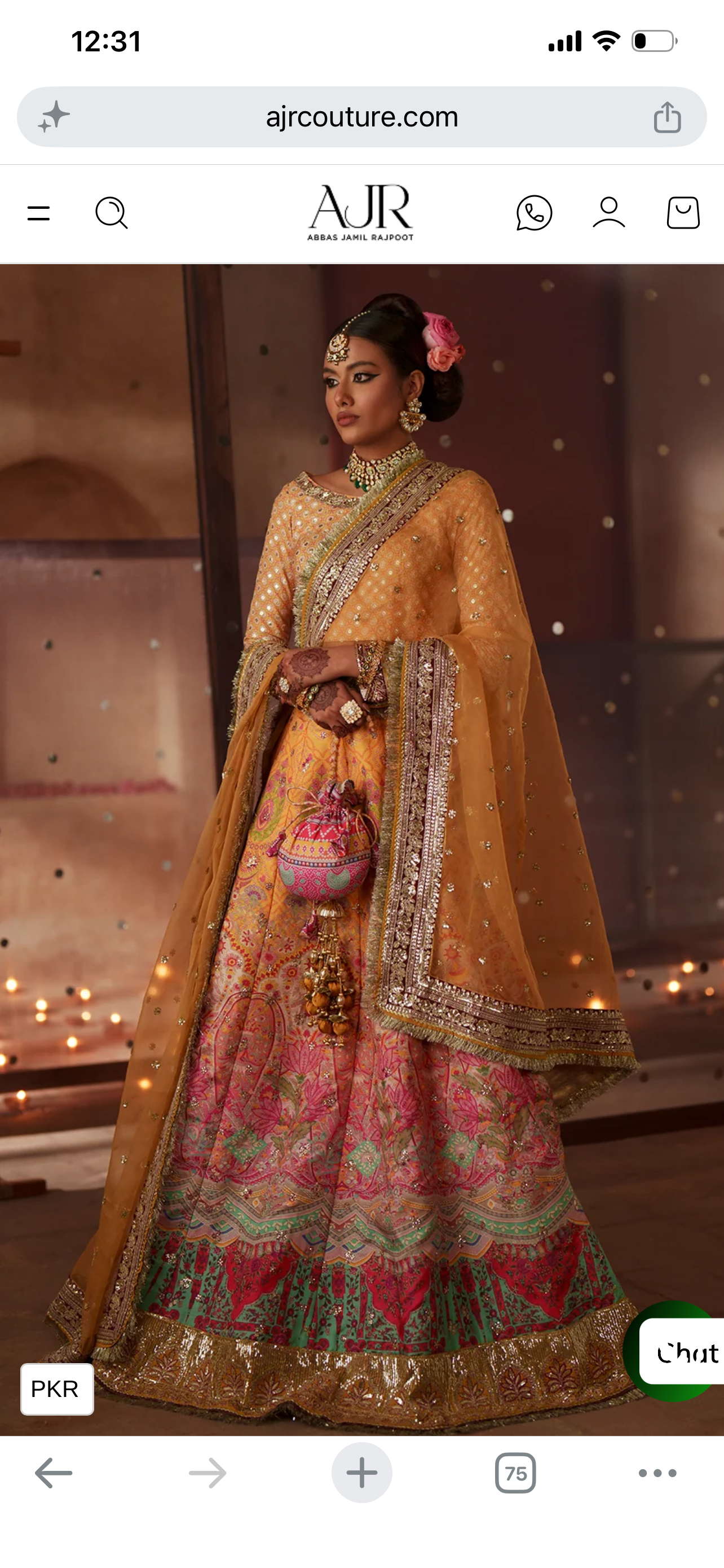 AJR luxury mehrma silk edit 3pc Abe zar