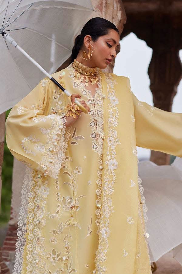 Elan luxury embroided lawn 3pc