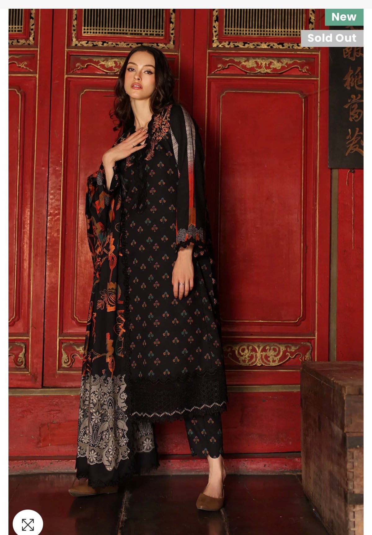 Charizma Aniq 3-PC UNSTITCHED EMBROIDERED LINEN