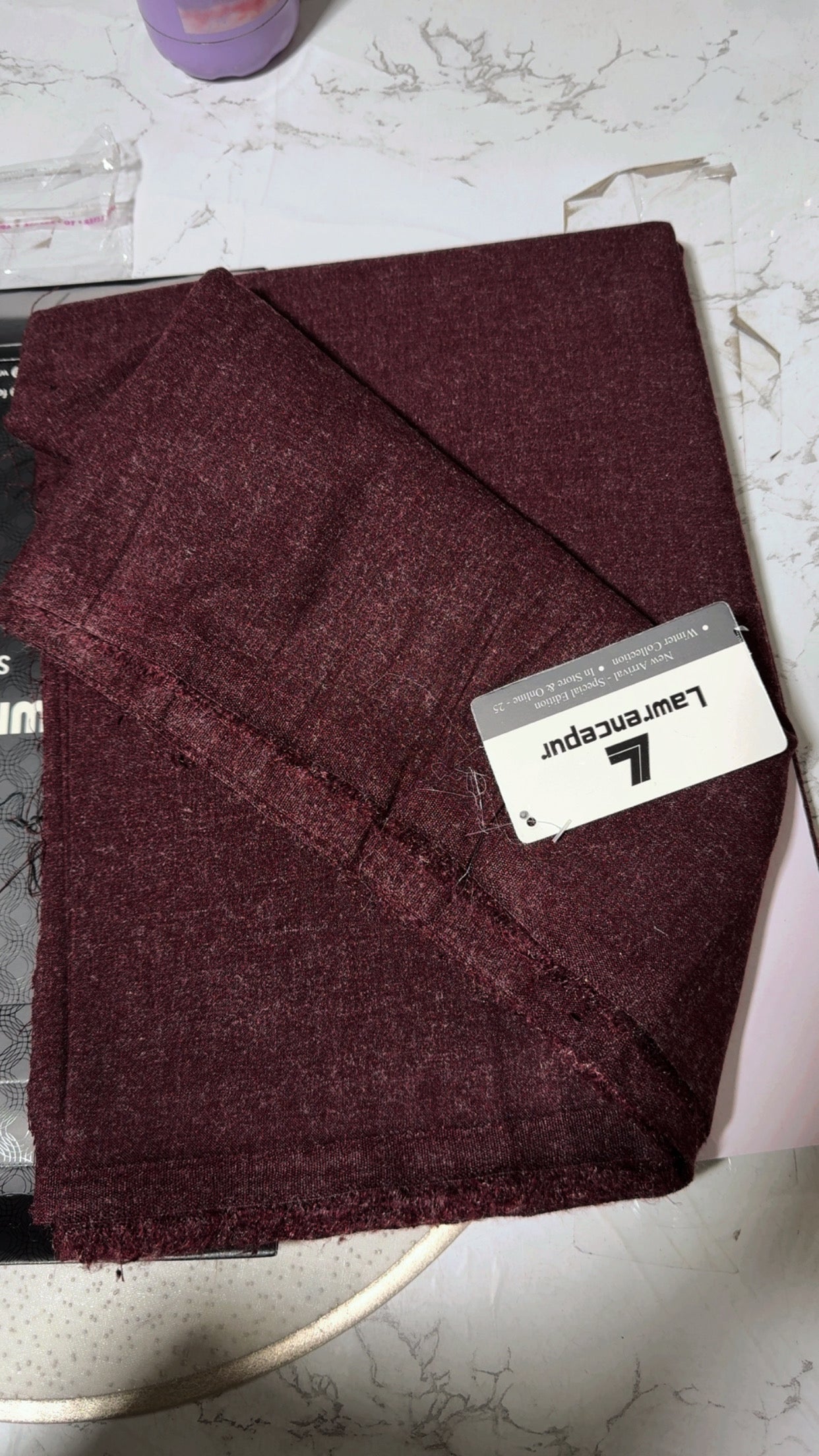 Lawrencepur gents suit winter pure wool blend fabric (05)
