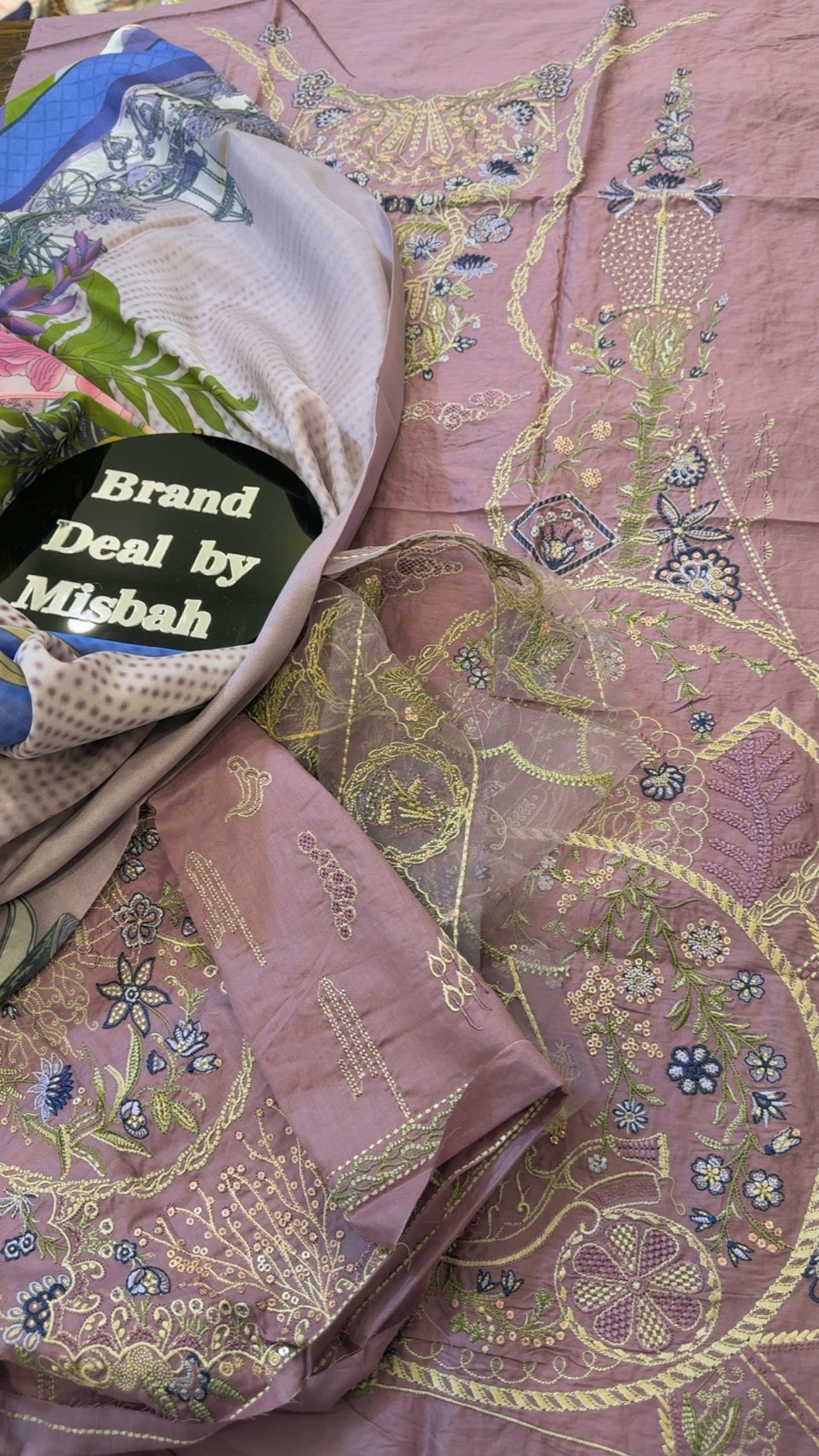 Teesa lawn luxury embroided 3pc