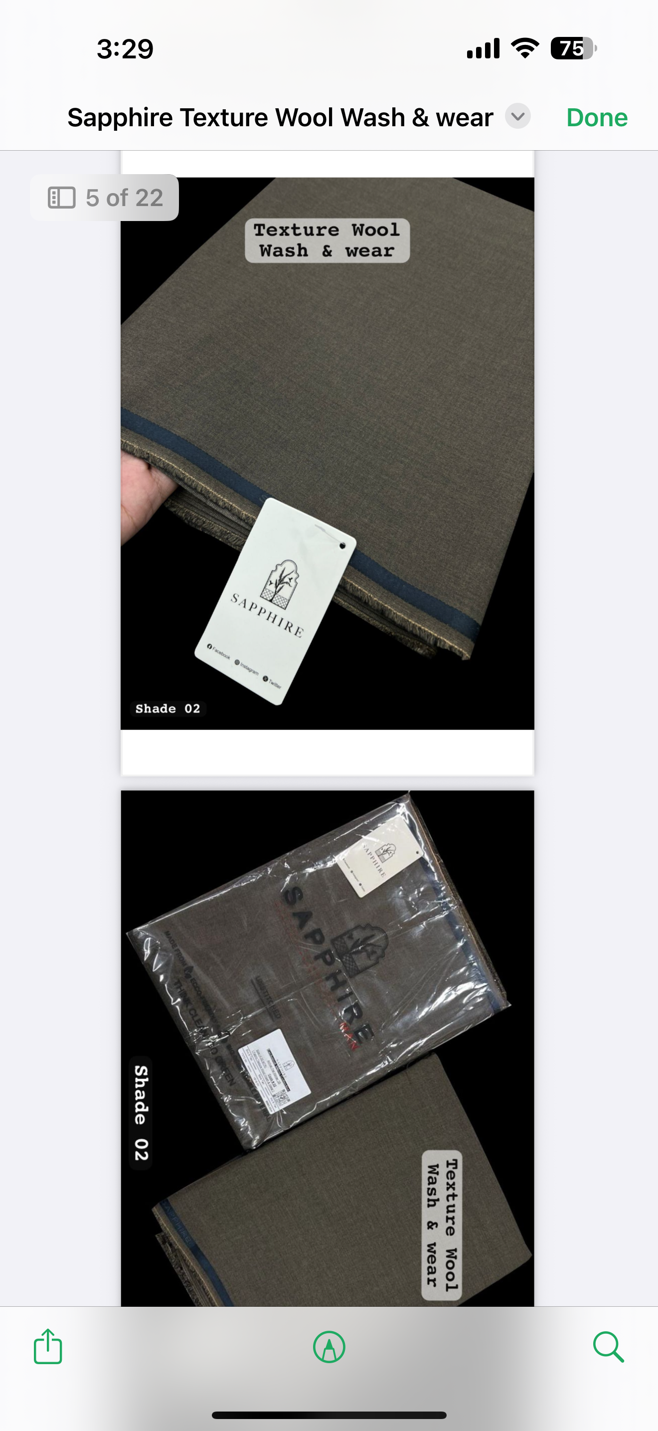 Sapphire gents winter texture wool wash n wear complete suit (02)