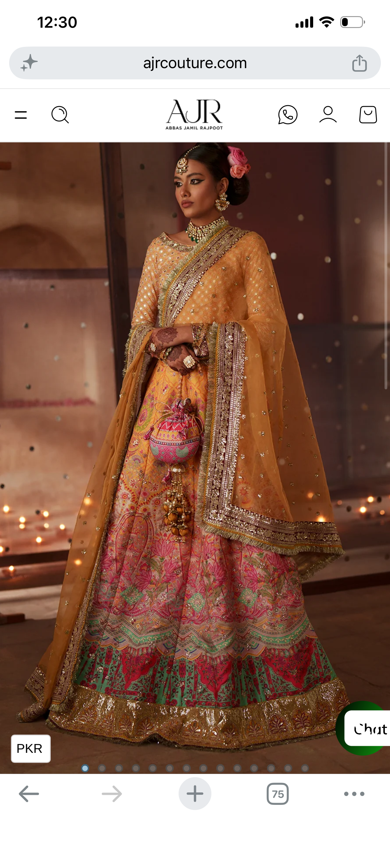 AJR luxury mehrma silk edit 3pc Abe zar