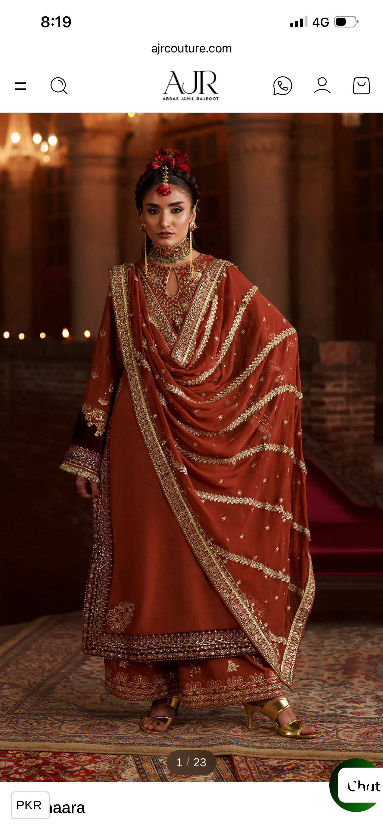 AJR mehrma silk luxury edit 3pc HUSNAARA