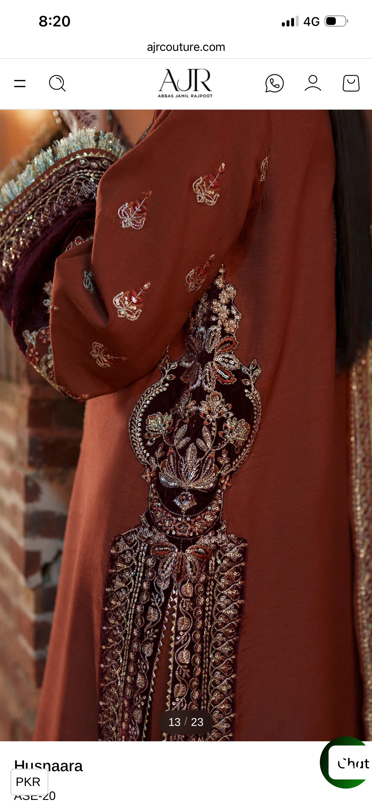 AJR mehrma silk luxury edit 3pc HUSNAARA
