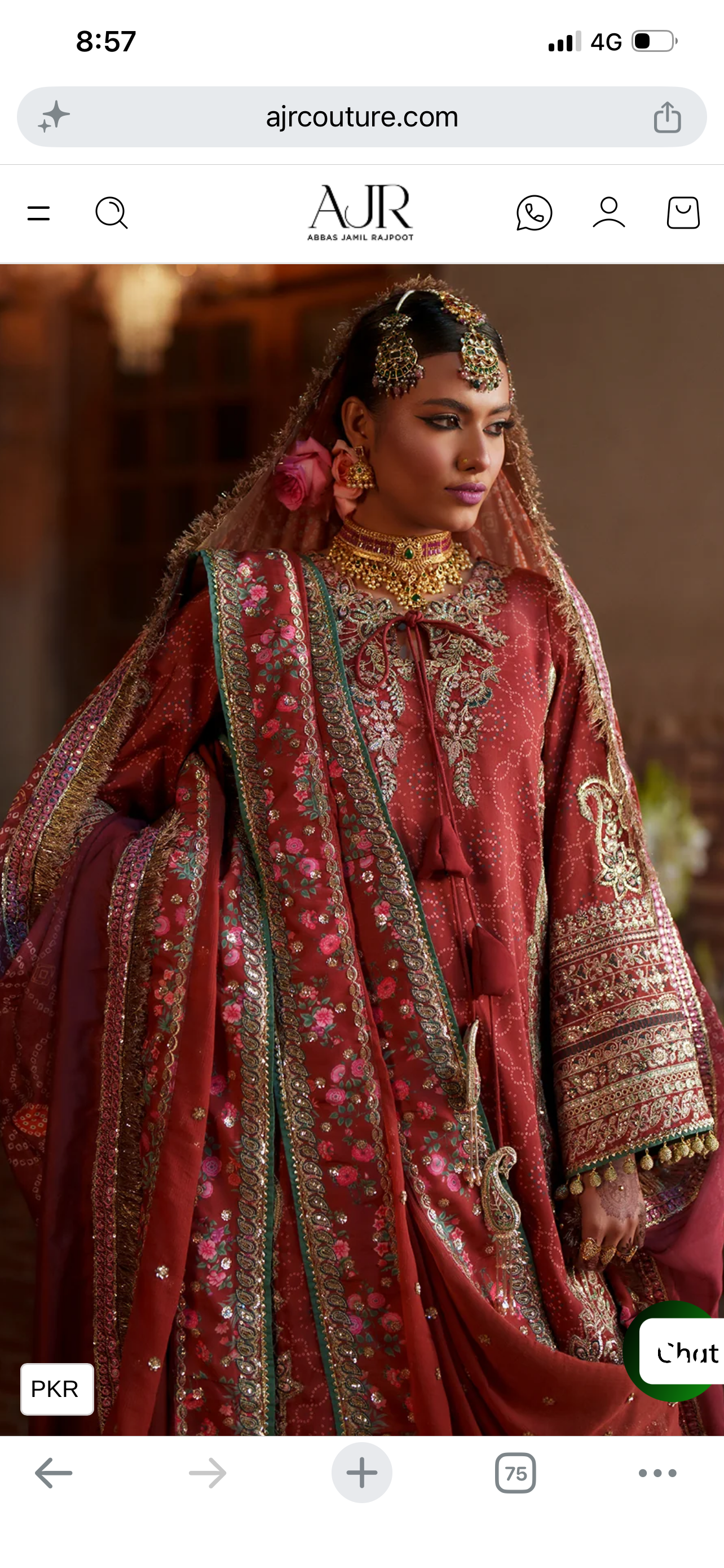 AJR luxury mehrma silk edit 3pc Anaya
