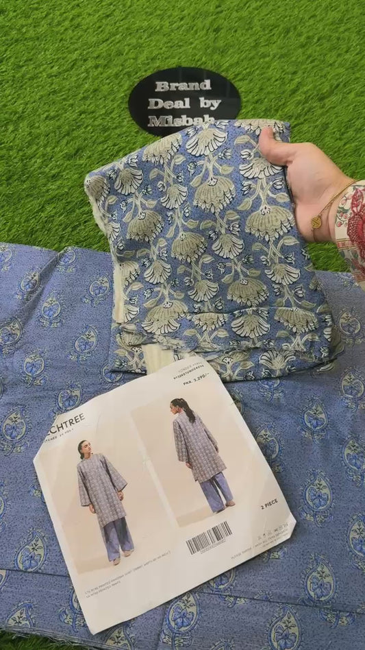 Beech tree printed 2 pc khaddar