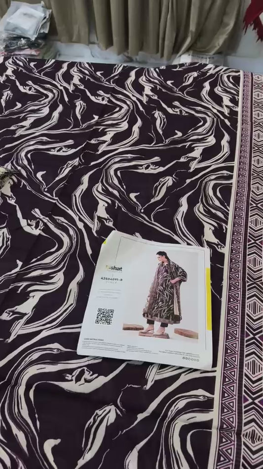 Printed lawn 3pc
