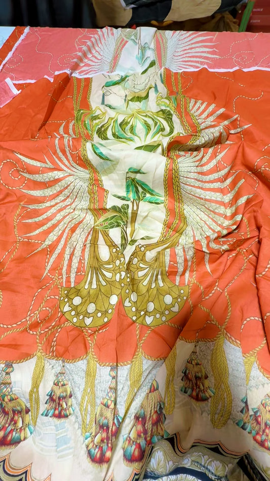 Shiza hassan printed lawn shirt