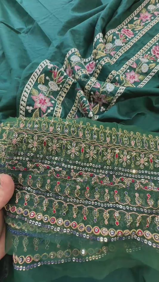 Batik embroidered 2 pc