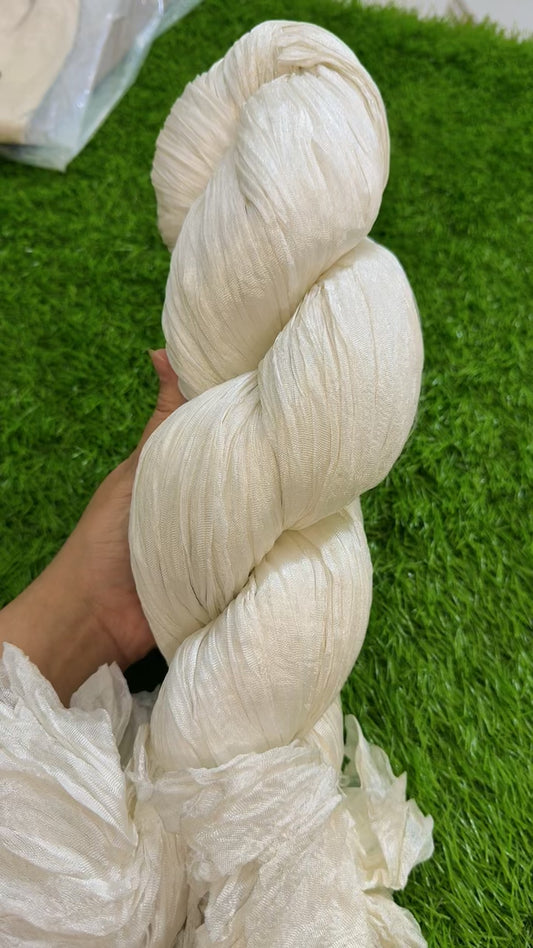 Crushed fabric dyeable (10yard)