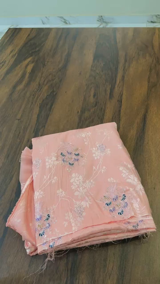 Chaina Patti embroided silk 2 pc