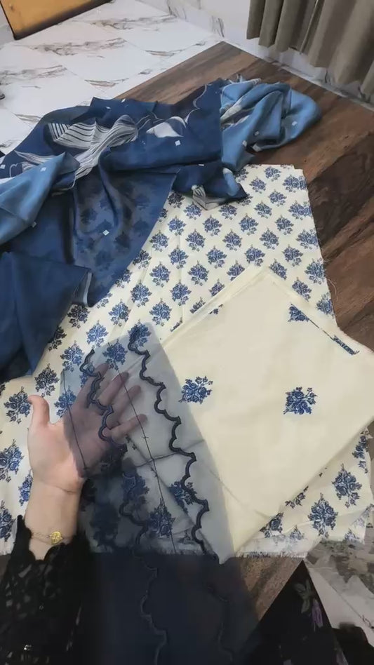 Iznik lawn printed 3pc (patch ka design change ho Sakta h)