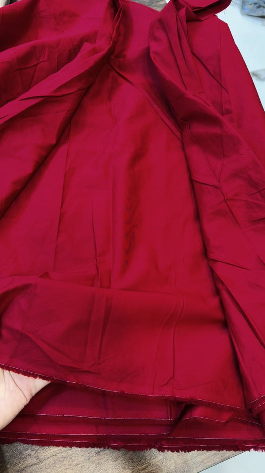 Zeen plain lawn 2pc maroon