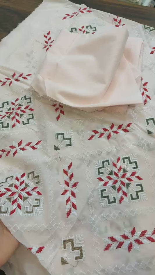 Bareeze style embroidery lawn 2pc