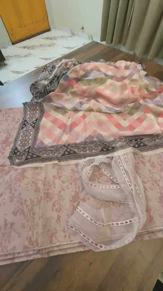 Iznik Lawn Printed 3pc (patch ka design change ho Sakta h)