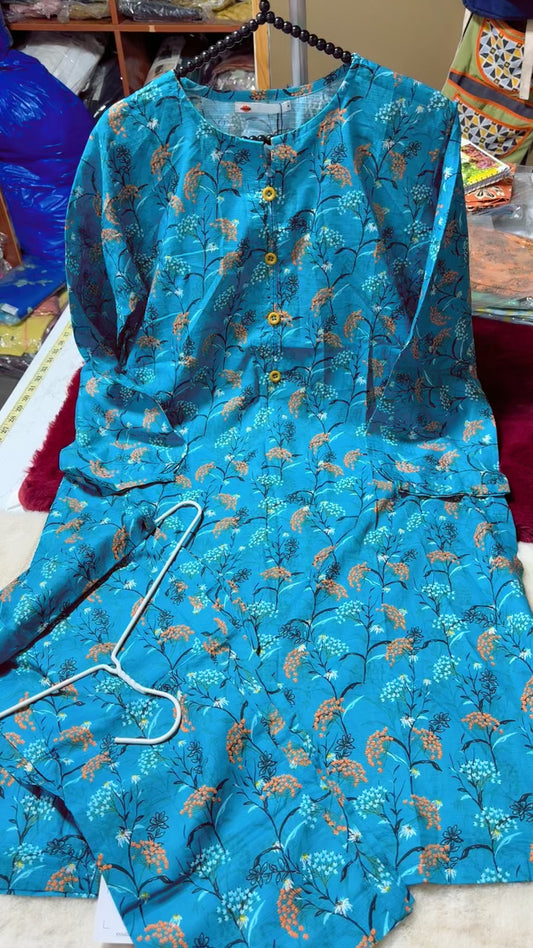 Printed lawn 2pc stitched