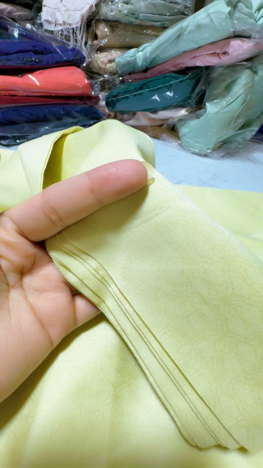 Suffuse texture lawn 2pc lemon yellow