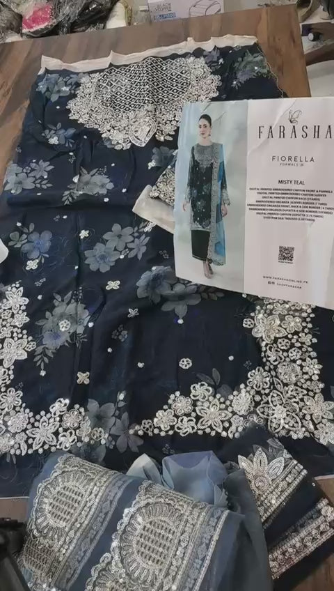 Farasha luxury embroidered formal dresses