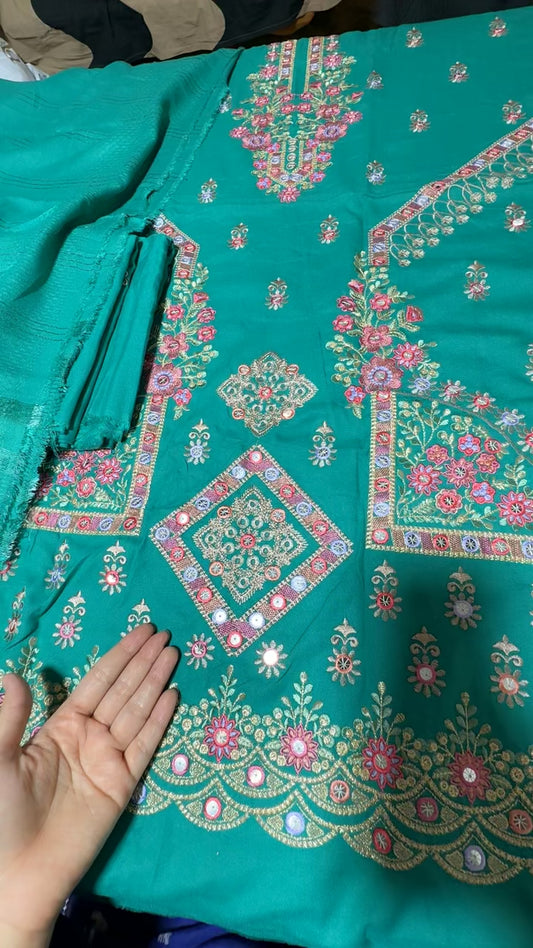 Shanaya embroided 3pc winter code n