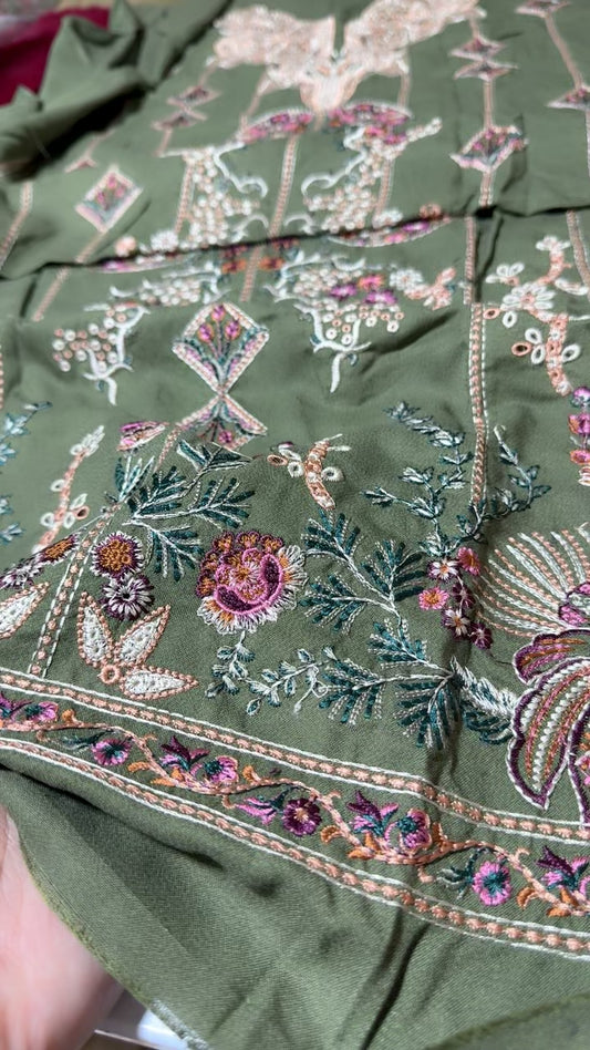 Riaz arts luxury embroided winter 3pc