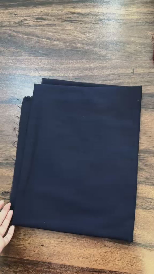 Plain lawn chaddar navy blue