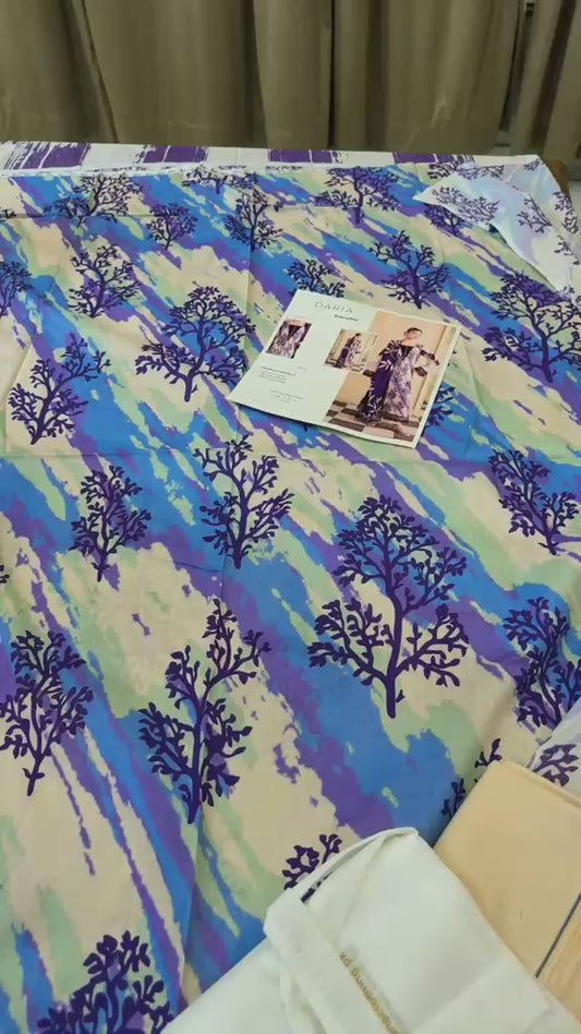 Nureh by Riaz arts printed lawn 3pc