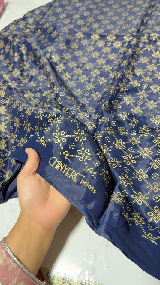 Chinyere printed silk 2pc