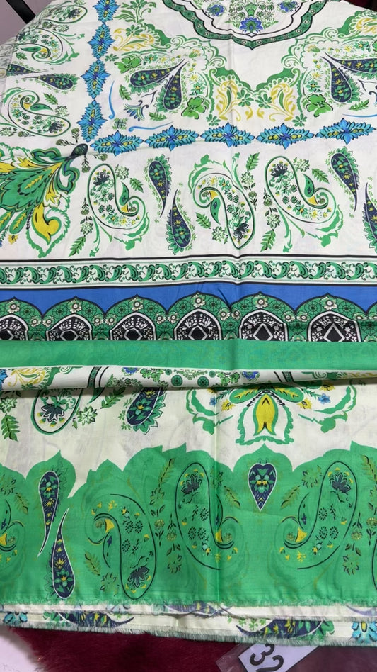 Ethnic printed cotton lawn2 pc