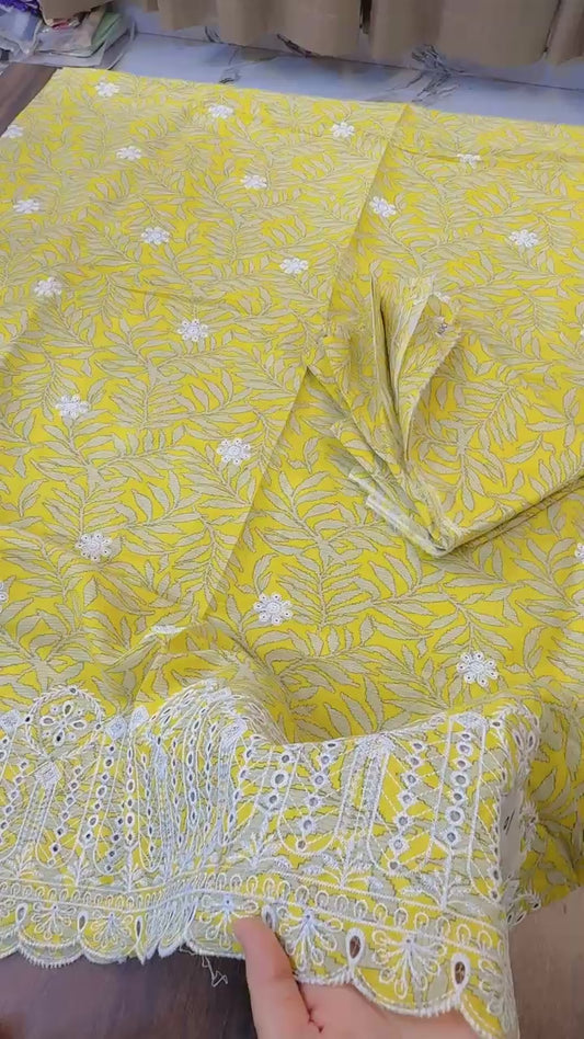 Chicken Kari embroided lawn 2pc
