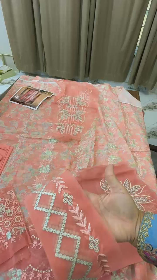 Rang rasiya luxury embroided lawn 3pc