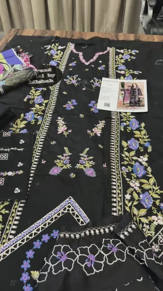Mushq roheenaz luxury lawn 3pc