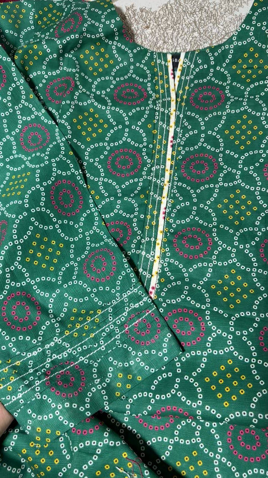 Misbah's stitched winter khadar 2pc