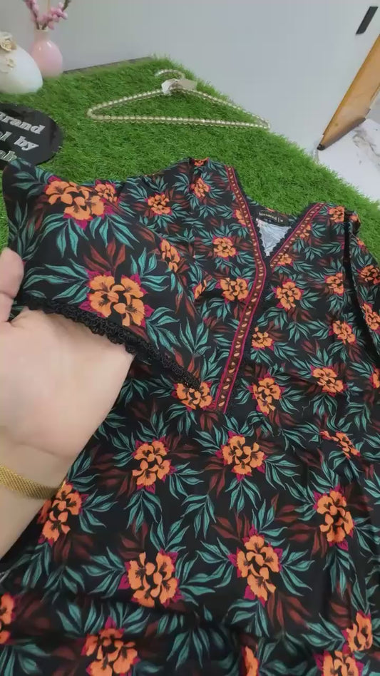 Bin Saeed printed winter 3 pc stitched