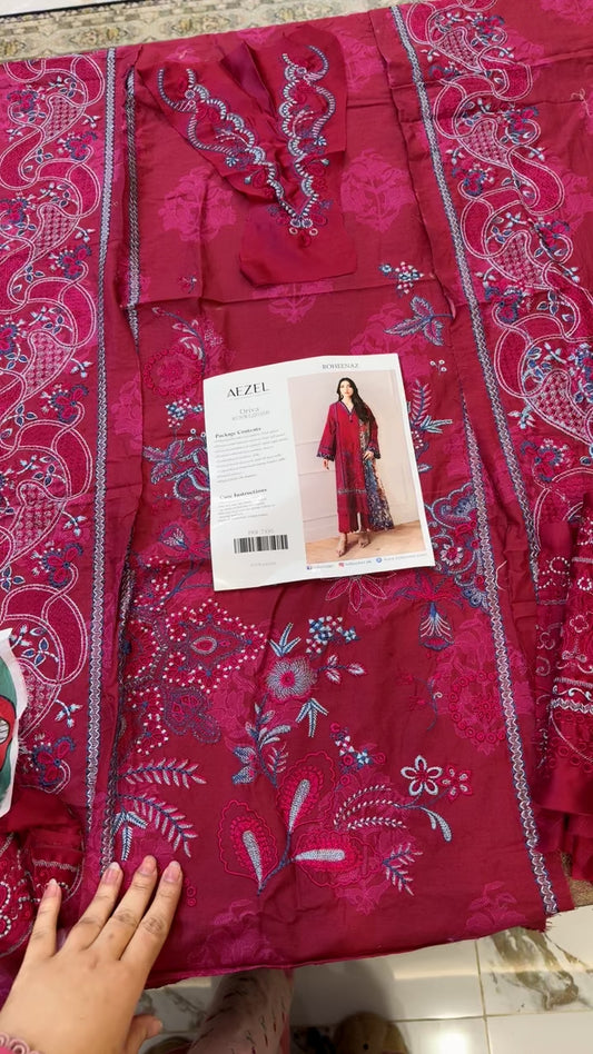 Mushq roheenaz luxury 3pc (oriva)