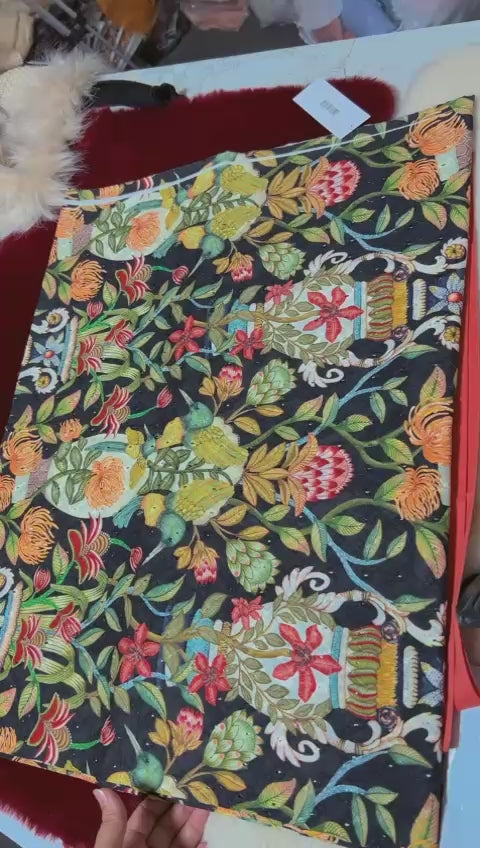 Ethnic embroided lawn shirt and trouser
