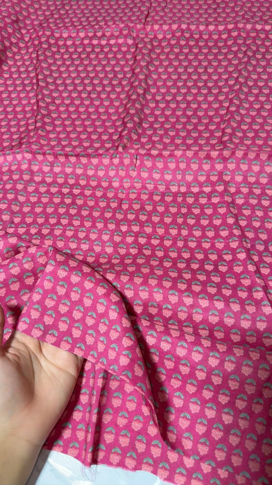 Ethnic original printed raw silk shirt
