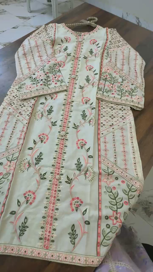 Ikat embroidered lawn 2pc stitch