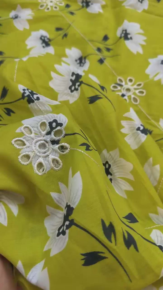 Gull Ahmed embroided lawn shirt