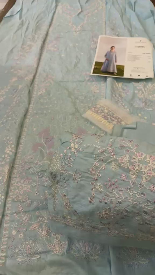 Amber imran luxury embroidered lawn 3pc alaire