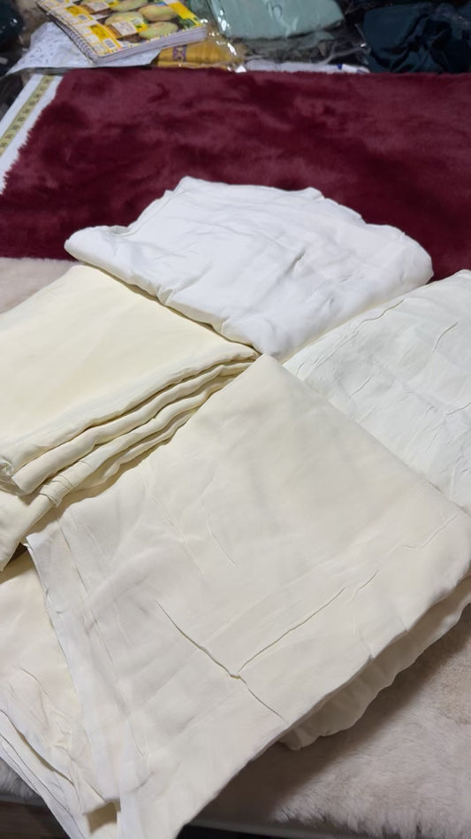 Sana safinaz plain raw silk 2pc code 9