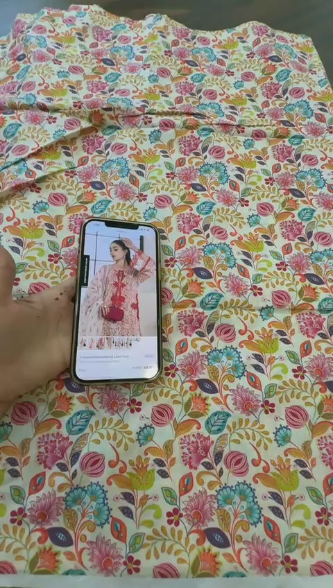 Clearance sale Maria b 💯 percent original all over printed 2 pc