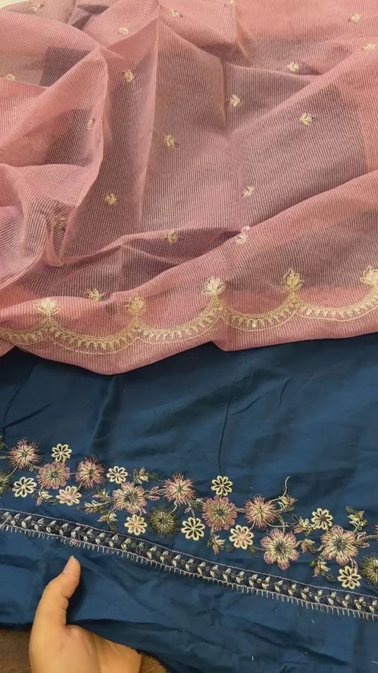 Batik embroidered 2 pc winter