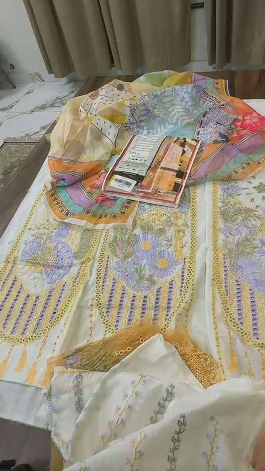 Tessa luxury embroided lawn 3pc
