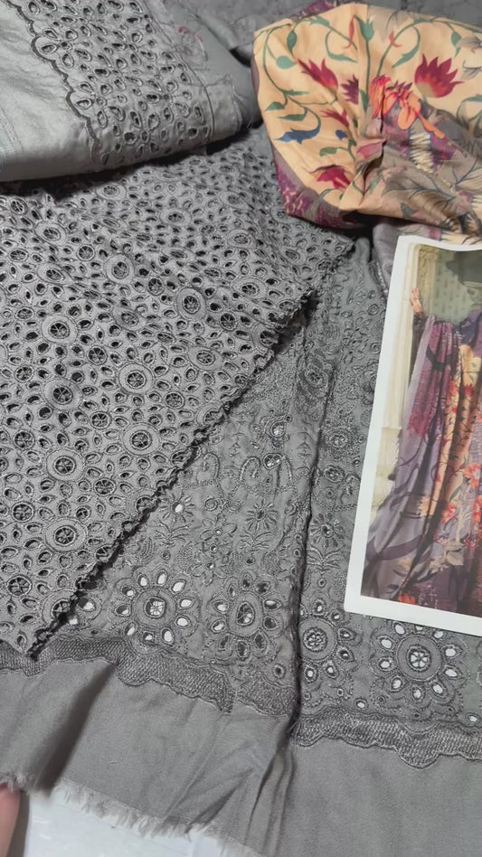 Mahees by riaz arts luxury embroided  3pc code a